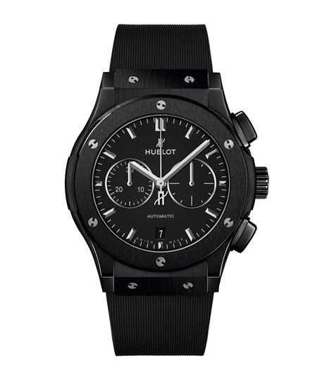 hublot women's black watch|hublot black magic 42mm.